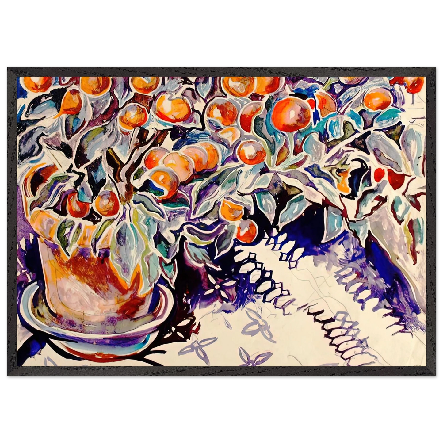 Walter Inglis Anderson - Walter Anderson Wall art - 20x25 cm / 8x10 inches - Premium Wooden Framed Poster With Fine Art Paper-canvas - White frame