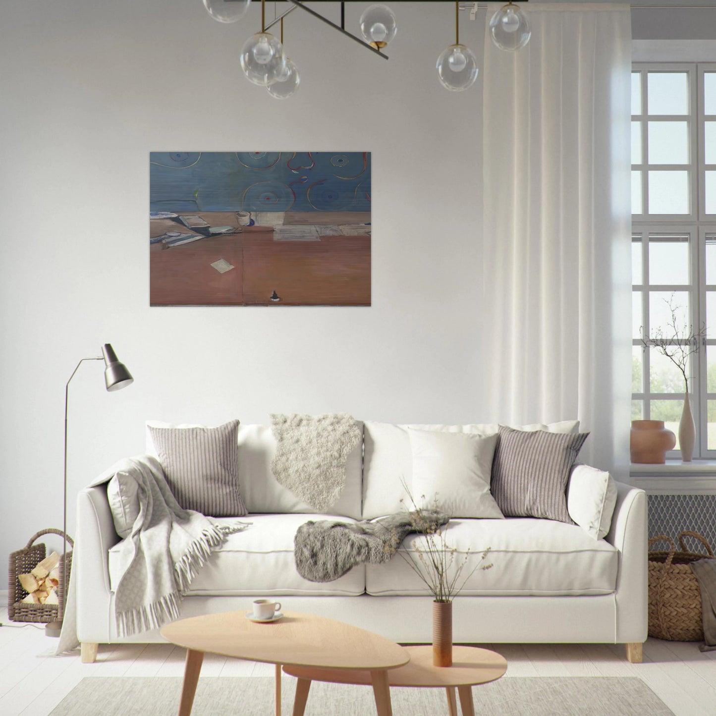 Large Still Life - Richard Diebenkorn Brushed Aluminum Print - 70x100 cm / 28x40 inches | Richard Diebenkorn Aluminum Print | Richard Diebenkorn Prints