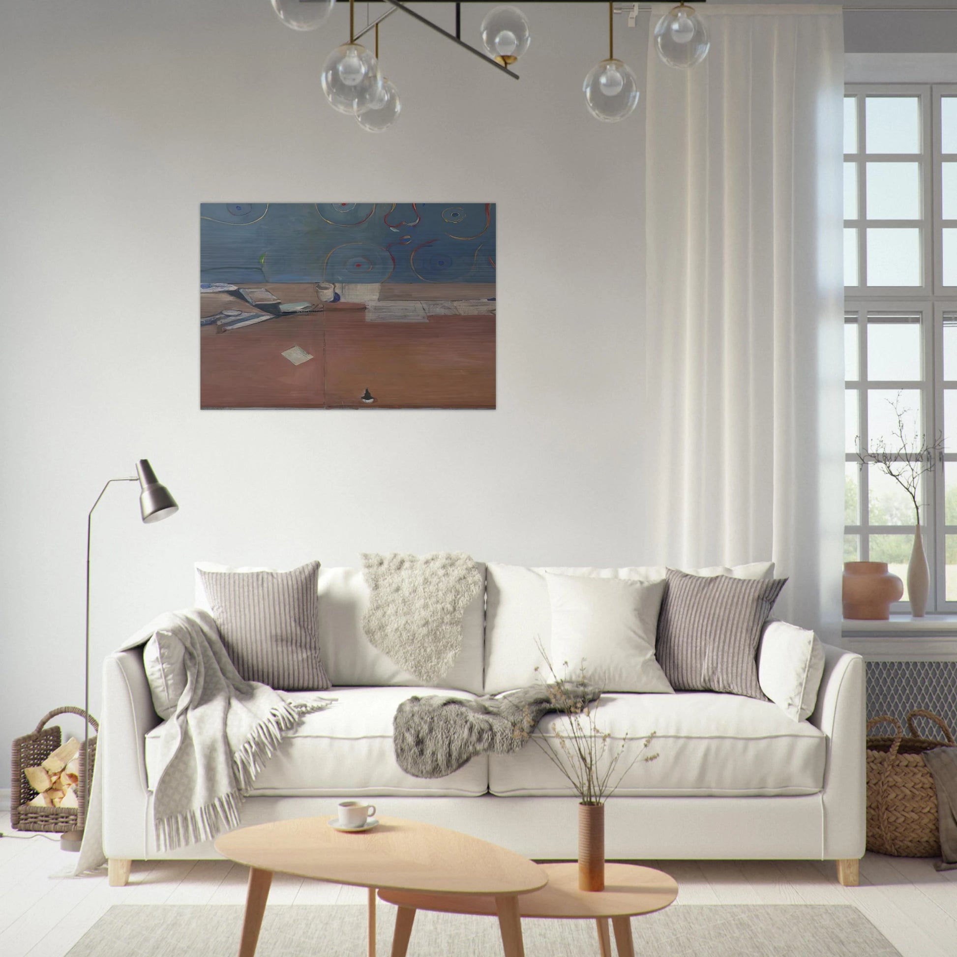 Large Still Life - Richard Diebenkorn Brushed Aluminum Print - 70x100 cm / 28x40 inches | Richard Diebenkorn Aluminum Print | Richard Diebenkorn Prints