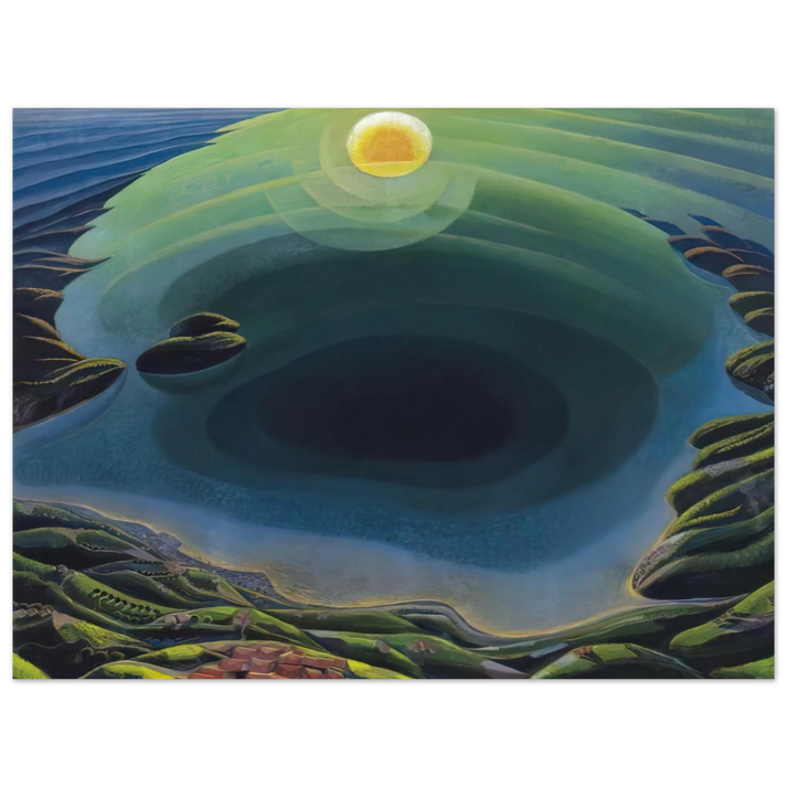 Gerardo Dottori - Aurora sul Golfo - 1935  75x100 cm / 30x40inches Fine Art Poster
