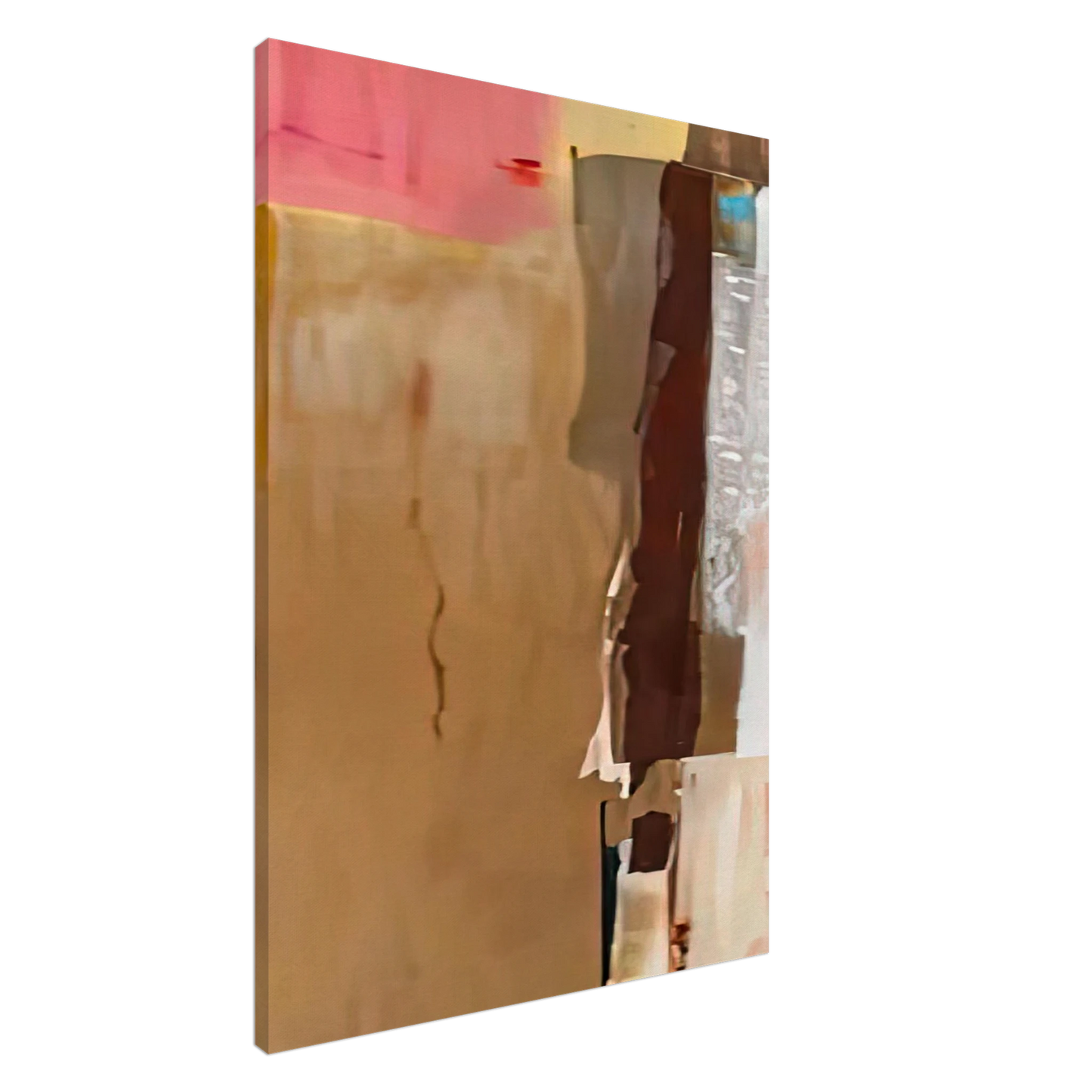 Helen Frankenthaler - Bistre I, 1976- Wall Art - 60x80 cm / 24x32 inches - Premium Wooden Framed Poster With Fine Art Paper-canvas - Black frame