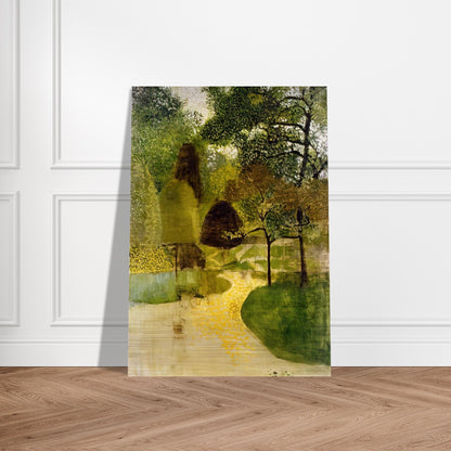 THE PARK 1947 - Victor Pasmore Brushed Aluminum Print - 70x100 cm / 28x40 inches | Victor Pasmore Aluminum Print | Victor Pasmore Prints