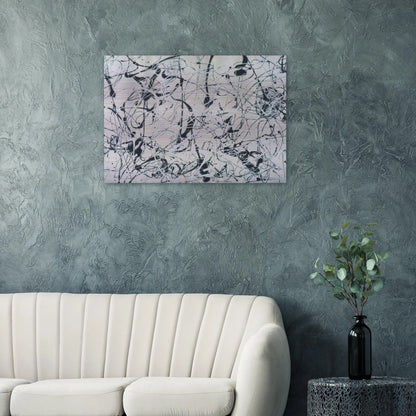 NUMBER 23 - Jackson Pollock Brushed Aluminum Print - 70x100 cm / 28x40 inches | Jackson Pollock Aluminum Print | Jackson Pollock Prints