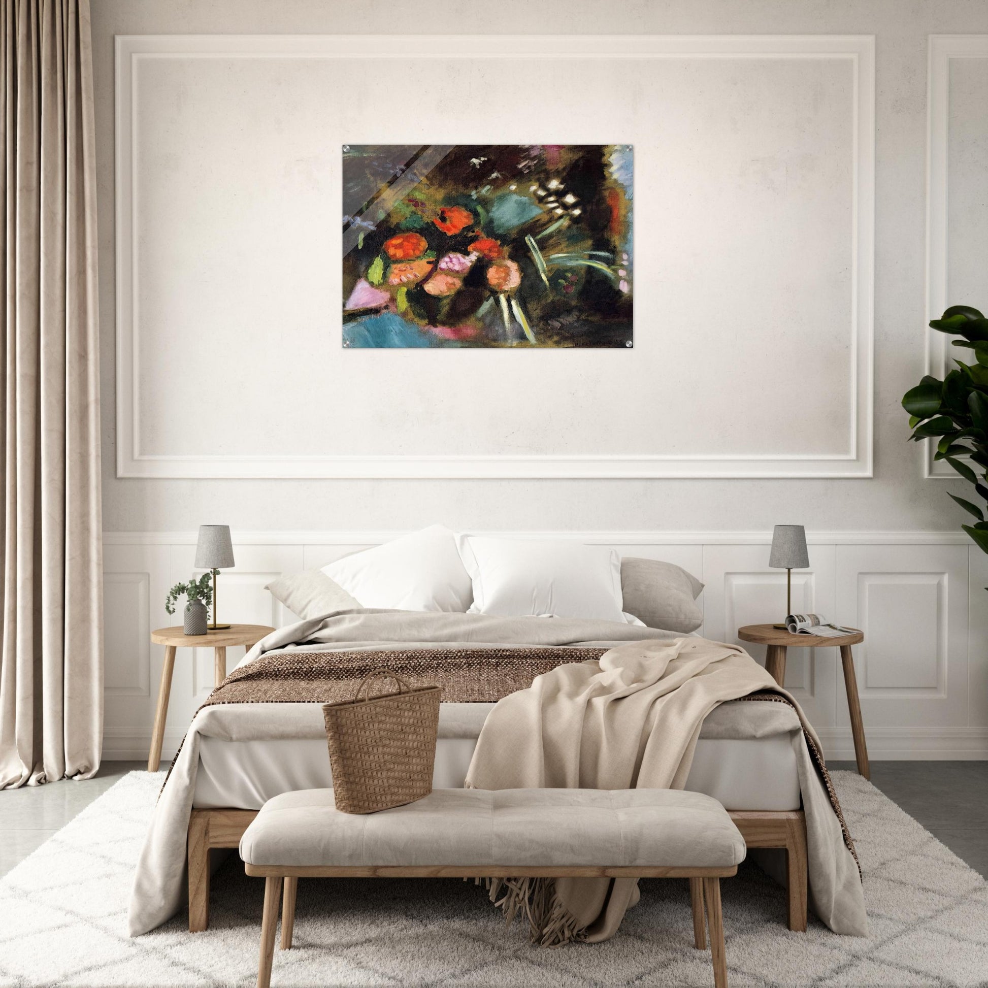 FLOWERS 1906 - Henri Matisse Acrylic Print - 70x100 cm / 28x40″ inches | Henri Matisse Wall Art | Henri Matisse Prints