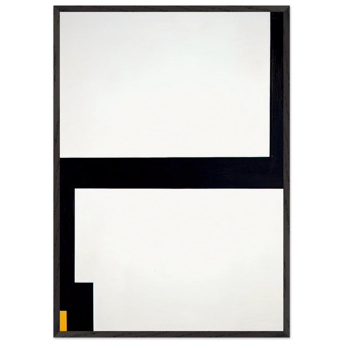 Thalocropolis - Al Held 70x100 cm / 28x40 inches Framed Art Print – Black Wooden Frame