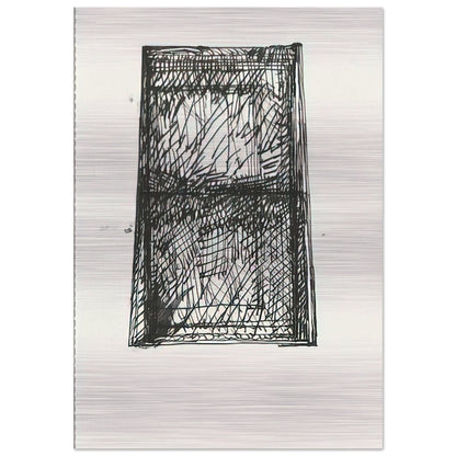 Suicide Notes - 1972 - Brice Marden Brushed Aluminum Print - 70x100 cm / 28x40 inches | Brice Marden Aluminum Print | Brice Marden Prints