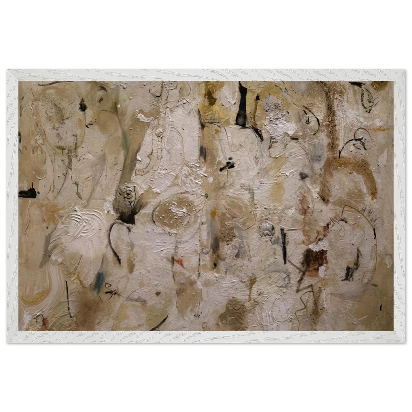 Helen Frankenthaler - Painted on 21st Street - 1951 Wall art - 50x70 cm / 20x28 inches - Fine Art Poster-canvas - -