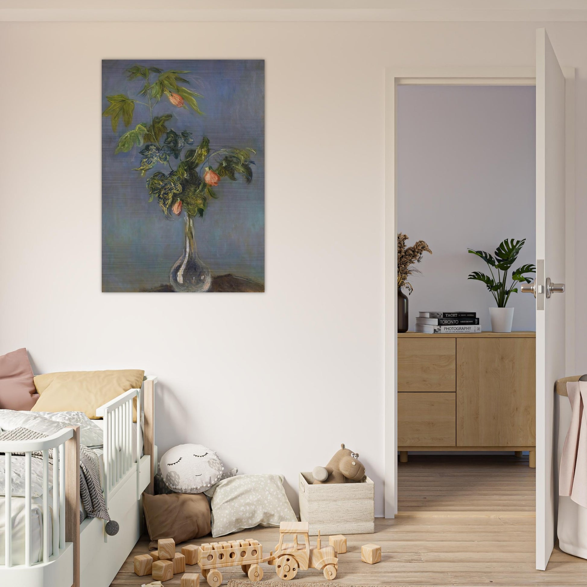 Flowers in a Vase - claude monet Brushed Aluminum Print - 70x100 cm / 28x40 inches | claude monet Aluminum Print | claude monet Prints