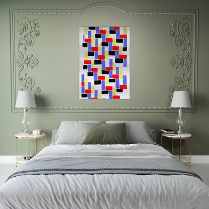 %D1%81OULEURS IDEES - Sonia Delaunay Brushed Aluminum Print - 70x100 cm / 28x40 inches | Sonia Delaunay Aluminum Print | Sonia Delaunay Prints