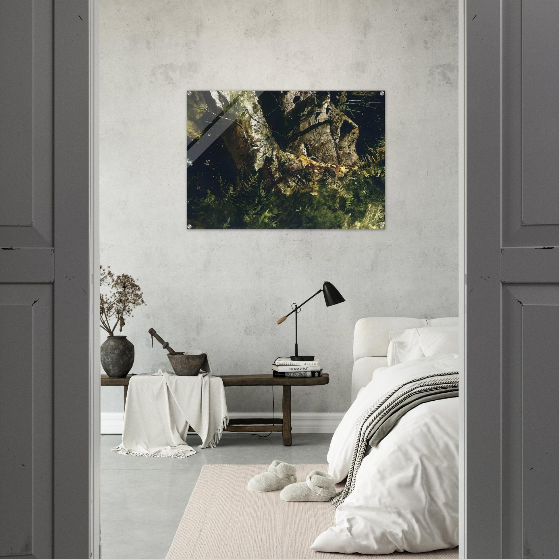VIRGIN BIRCH 1982 - Andrew Wyeth Acrylic Print - 70x100 cm / 28x40″ inches