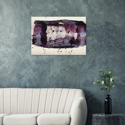 Untitled  SF76-176  - Sam Francis Brushed Aluminum Print - 70x100 cm / 28x40 inches | Sam Francis Aluminum Print | Sam Francis Prints