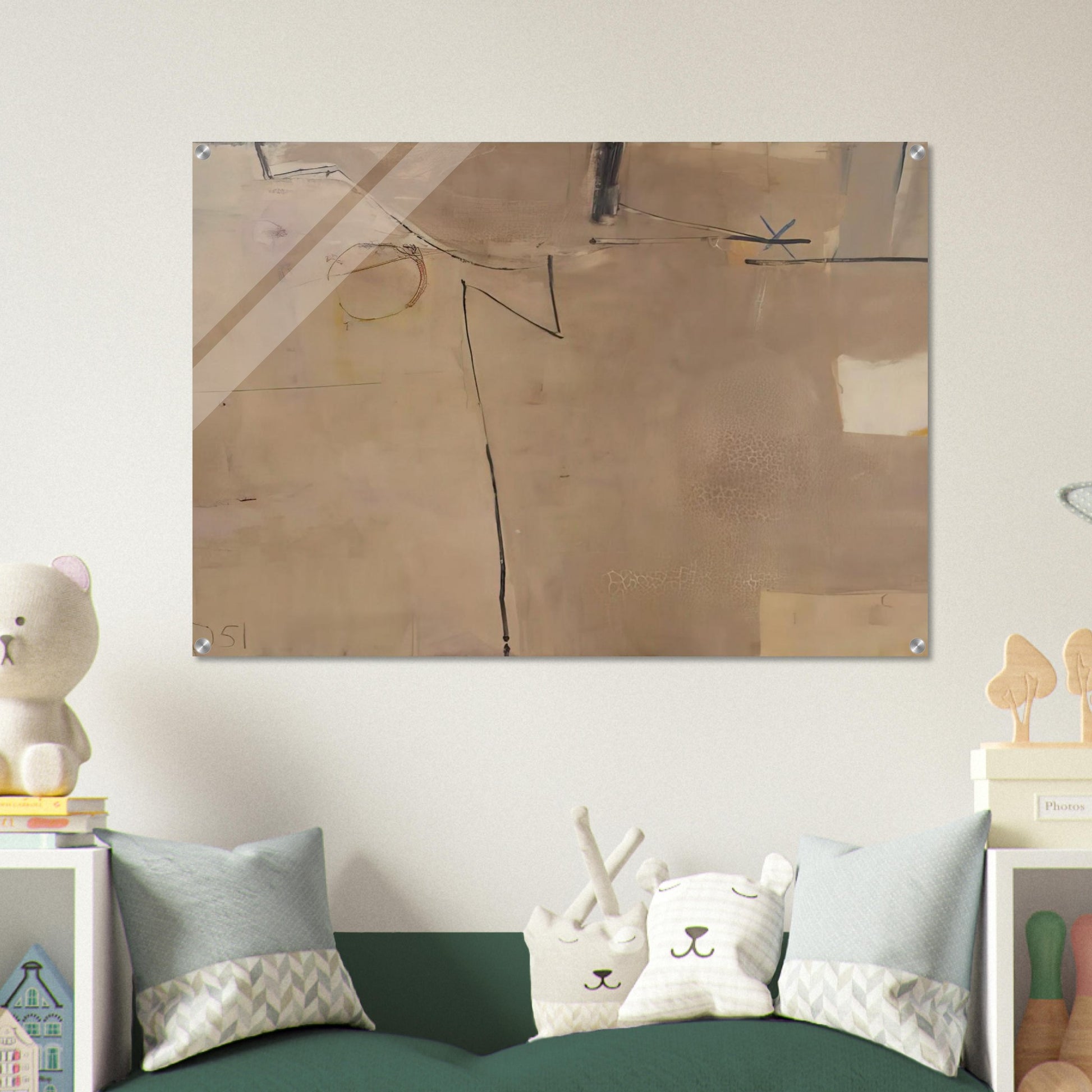 #22 Albuquerque - Richard Diebenkorn Acrylic Print - 70x100 cm / 28x40″ inches