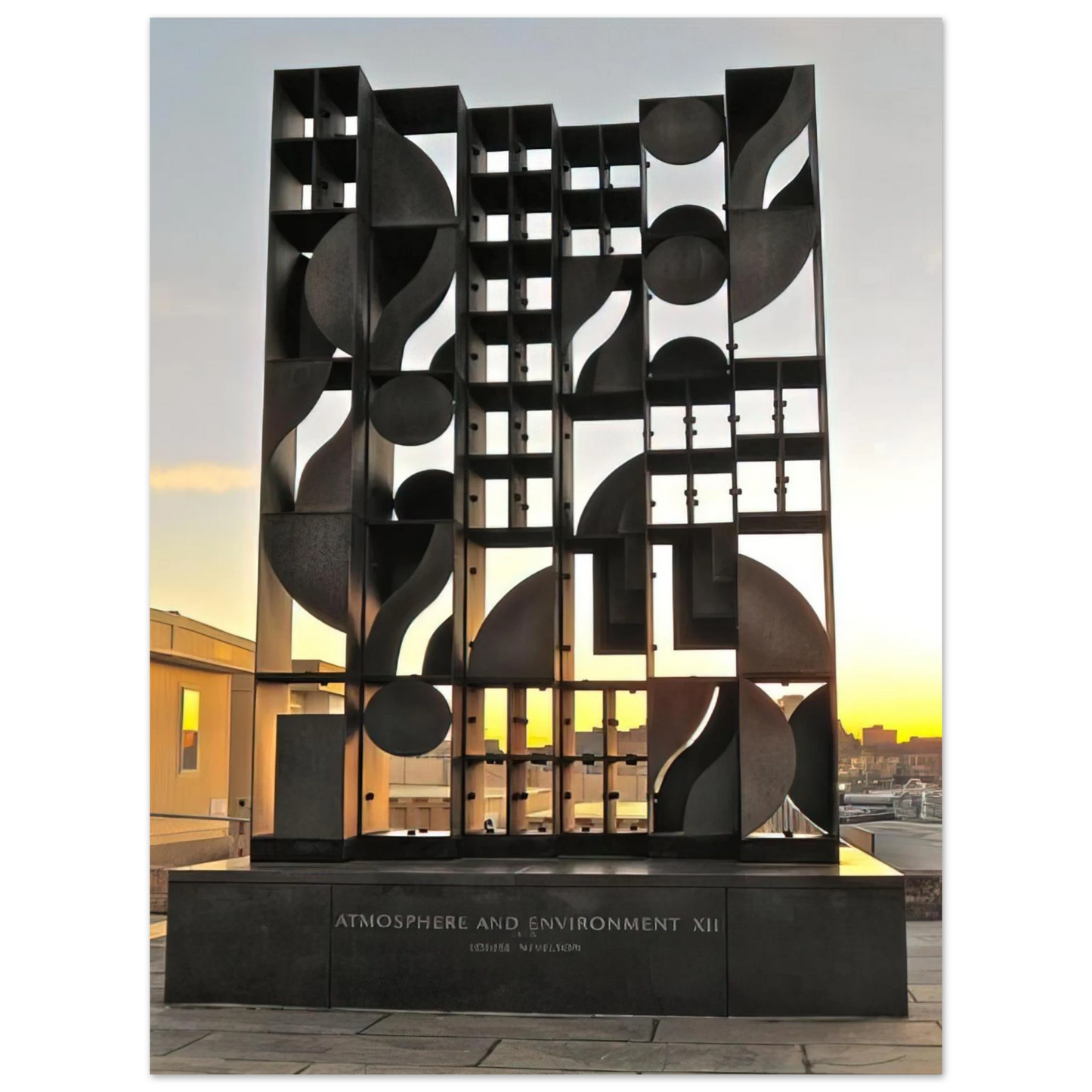 Louise Nevelson - ATMOSHERE AND ENVIRONMENT XII 1970  75x100 cm / 30x40inches Fine Art Poster