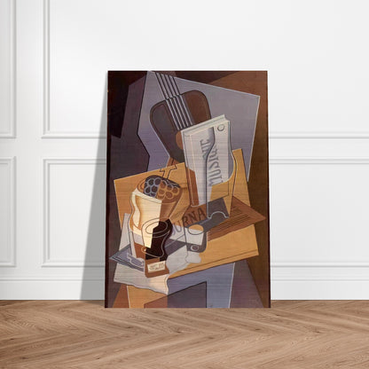 THE BOOK OF MUSIC 1922 - Juan Gris Brushed Aluminum Print - 70x100 cm / 28x40 inches | Juan Gris Aluminum Print | Juan Gris Prints