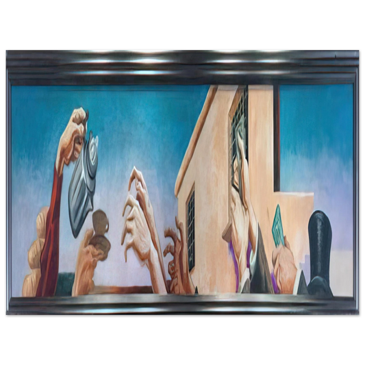 Thomas Hart Benton - OUTREACHING HANDS 1931  75x100 cm / 30x40inches Fine Art Poster