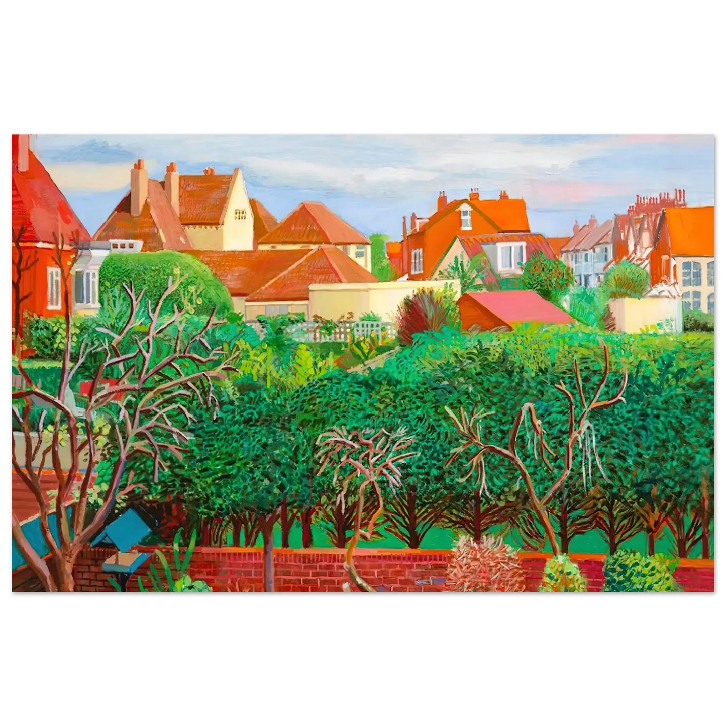 David Hockney - David Hockney Wall art - 28x43  cm / XL (11x17 Inches) - Fine Art Poster - -