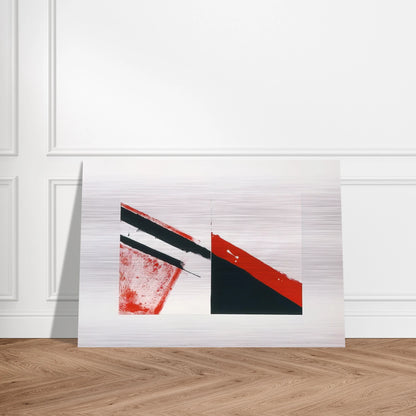 Who knows the beginning and who knows the end I - 1976 - Blinky Palermo Brushed Aluminum Print - 70x100 cm / 28x40 inches | Blinky Palermo Aluminum Print | Blinky Palermo Prints