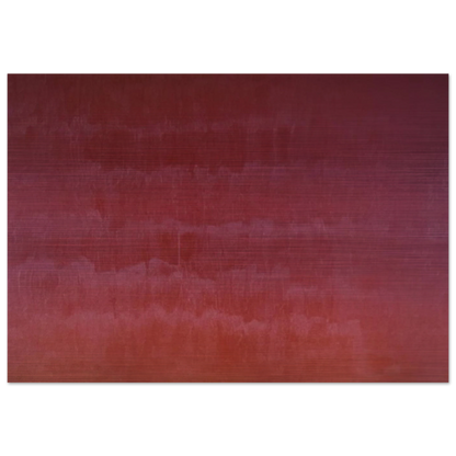 Venetian Red - Marcia Hafif Brushed Aluminum Print - 70x100 cm / 28x40 inches | Marcia Hafif Aluminum Print | Marcia Hafif Prints
