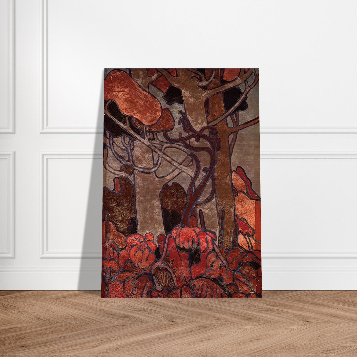 FOREST UNDERGROWTH I 1916 - Tom Thomson Brushed Aluminum Print - 70x100 cm / 28x40 inches | Tom Thomson Aluminum Print | Tom Thomson Prints