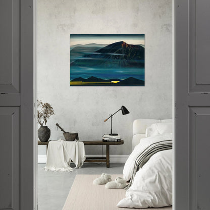 Santa Fe Trail new Serigrap - Eyvind Earle Brushed Aluminum Print - 70x100 cm / 28x40 inches | Eyvind Earle Aluminum Print | Eyvind Earle Prints