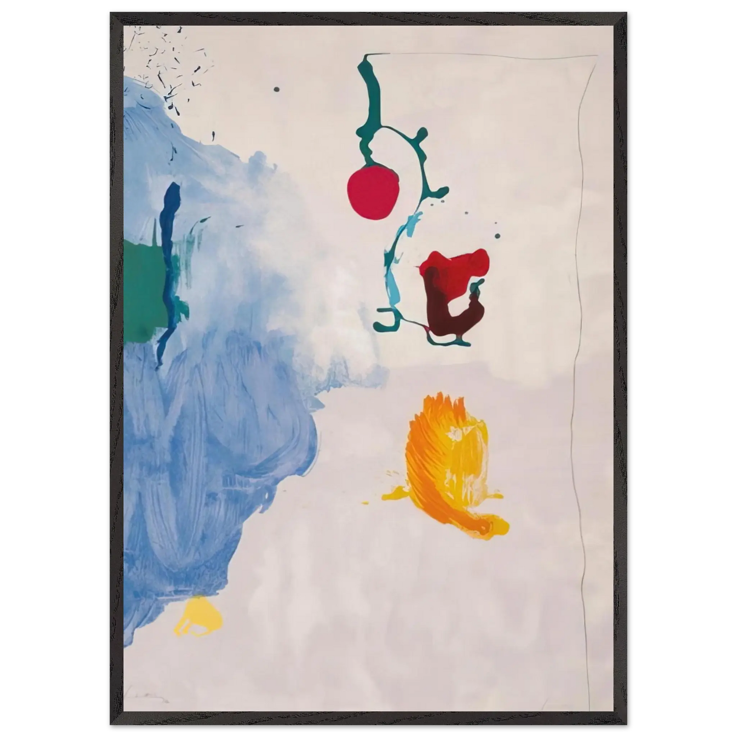Helen Frankenthaler - Eve - 1995 Wall art - 30x45 cm / 12x18 Inches - Fine Art Poster - -