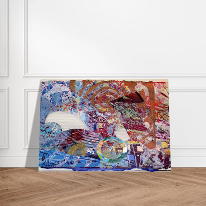 Manet II - Sam Gilliam Brushed Aluminum Print - 70x100 cm / 28x40 inches | Sam Gilliam Aluminum Print | Sam Gilliam Prints