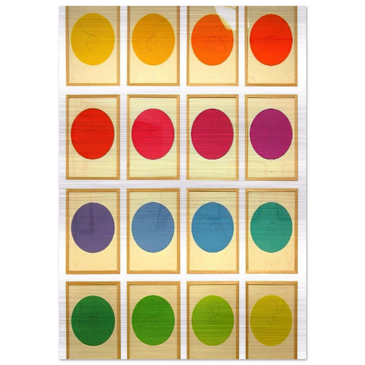 Constellations - 1974 - Max Bill Brushed Aluminum Print - 70x100 cm / 28x40 inches | Max Bill Aluminum Print | Max Bill Prints