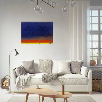 All Night - 1989 - Ronnie Landfield Brushed Aluminum Print - 70x100 cm / 28x40 inches | Ronnie Landfield Aluminum Print | Ronnie Landfield Prints