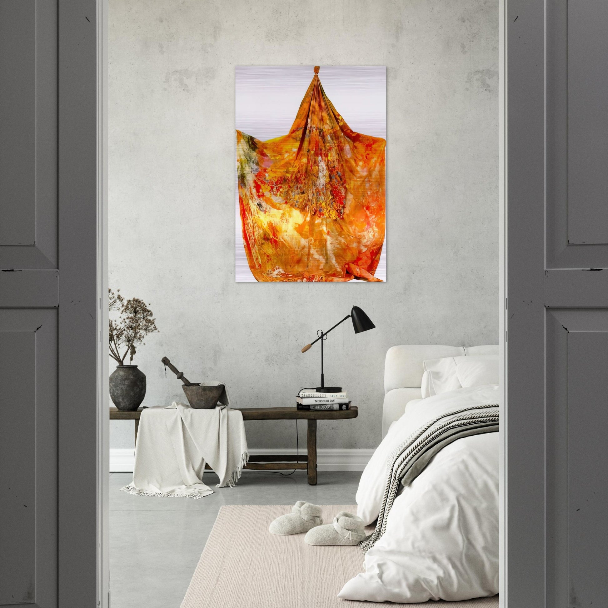 Mars at Angles - Sam Gilliam Brushed Aluminum Print - 70x100 cm / 28x40 inches | Sam Gilliam Aluminum Print | Sam Gilliam Prints