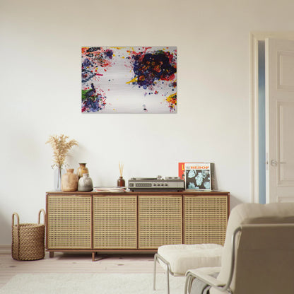 Speck - Sam Francis Brushed Aluminum Print - 70x100 cm / 28x40 inches | Sam Francis Aluminum Print | Sam Francis Prints