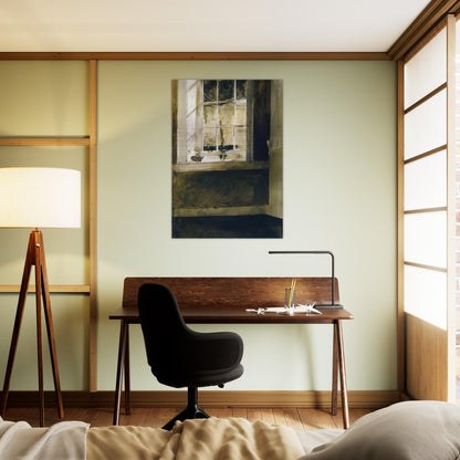 GROUNDHOG DAY 4 - Andrew Wyeth Brushed Aluminum Print - 70x100 cm / 28x40 inches | Andrew Wyeth Aluminum Print | Andrew Wyeth Prints