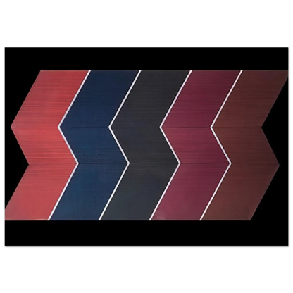 Cut Series #4 - 1967 - Thomas Downing Brushed Aluminum Print - 70x100 cm / 28x40 inches | Thomas Downing Aluminum Print | Thomas Downing Prints