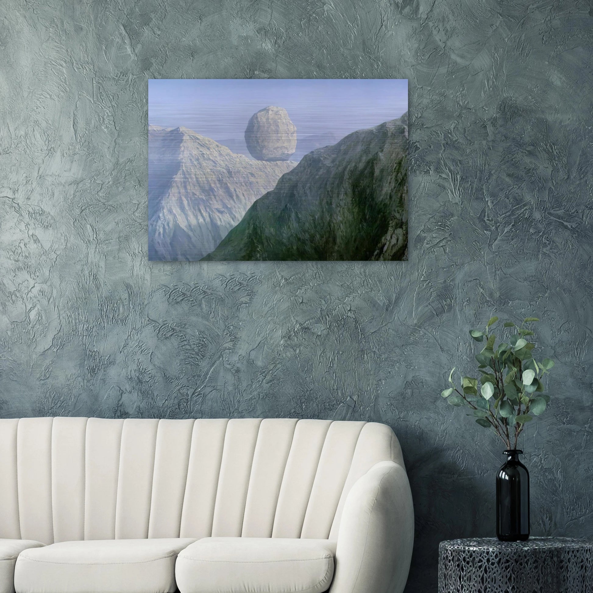 THE GLASS KEY 1959 - Rene Magritte Brushed Aluminum Print - 70x100 cm / 28x40 inches | Rene Magritte Aluminum Print | Rene Magritte Prints
