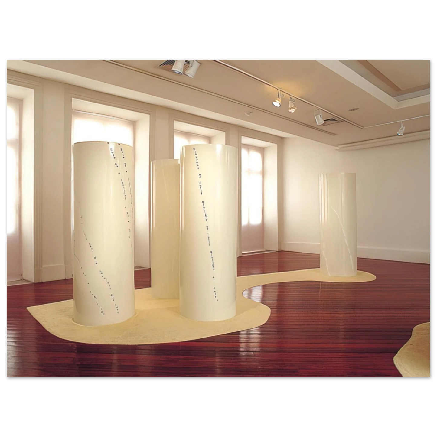 Lygia Pape - Cylinders - 2001  75x100 cm / 30x40inches Fine Art Poster