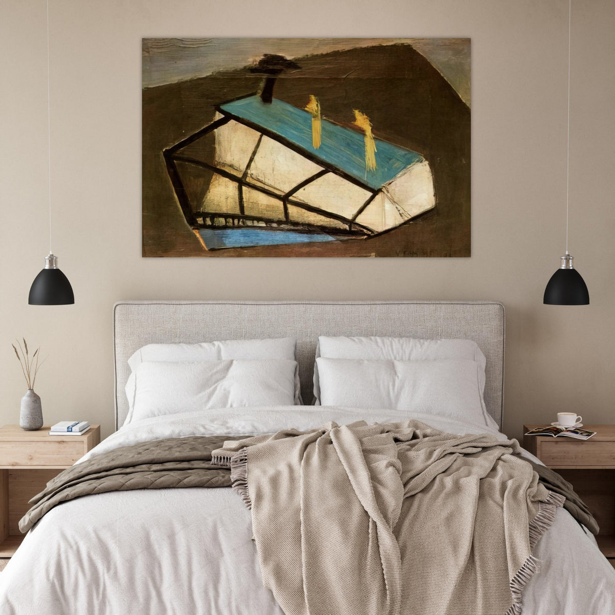Cedar - 1932 - Maria Helena Vieira da Silva Art Prints - 100x150 cm / 40x60″ inches | Maria Helena Vieira da Silva Poster | Maria Helena Vieira da Silva Prints