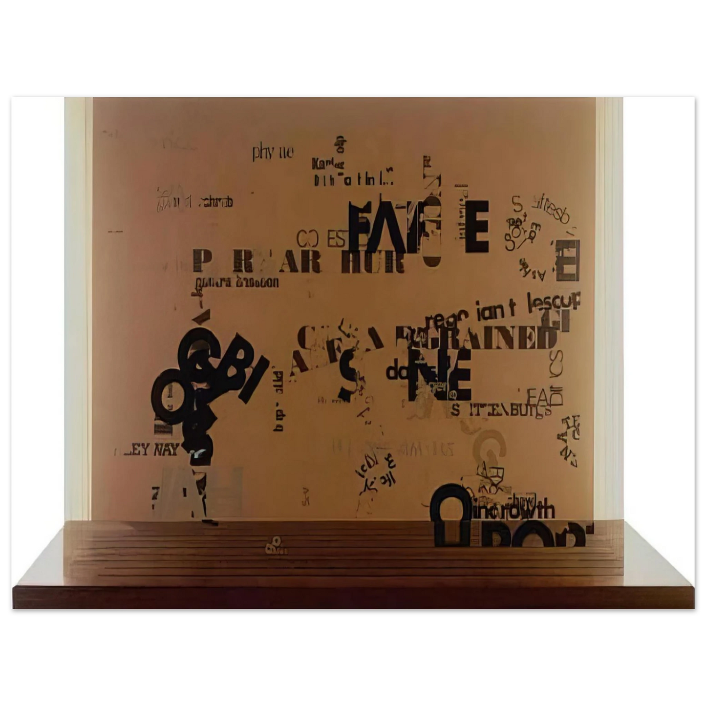John Cage - Not Wanting To Say Anything About Marcel, I - 1969  75x100 cm / 30x40inches Fine Art Poster