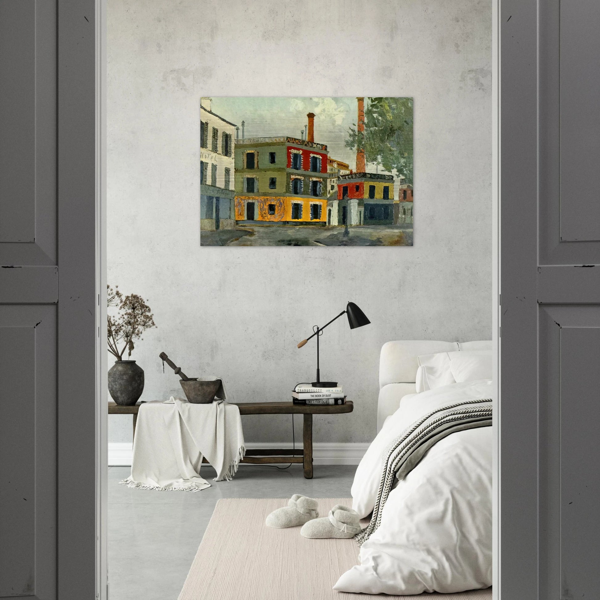 FACTORY - Maurice Utrillo Brushed Aluminum Print - 70x100 cm / 28x40 inches | Maurice Utrillo Aluminum Print | Maurice Utrillo Prints