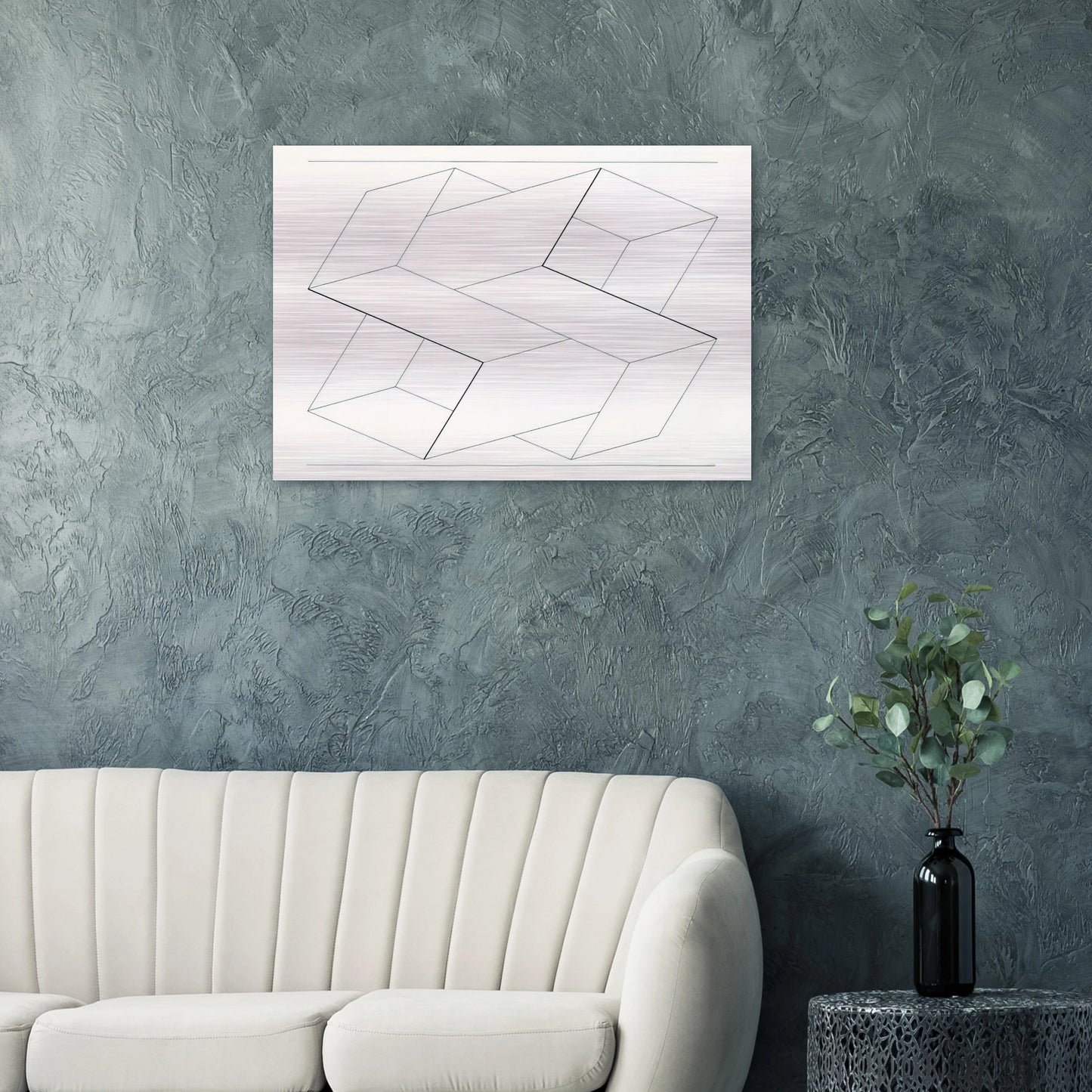 STRUCTURAL CONSTELLATION 1962 - Josef Albers Brushed Aluminum Print - 70x100 cm / 28x40 inches | Josef Albers Aluminum Print | Josef Albers Prints