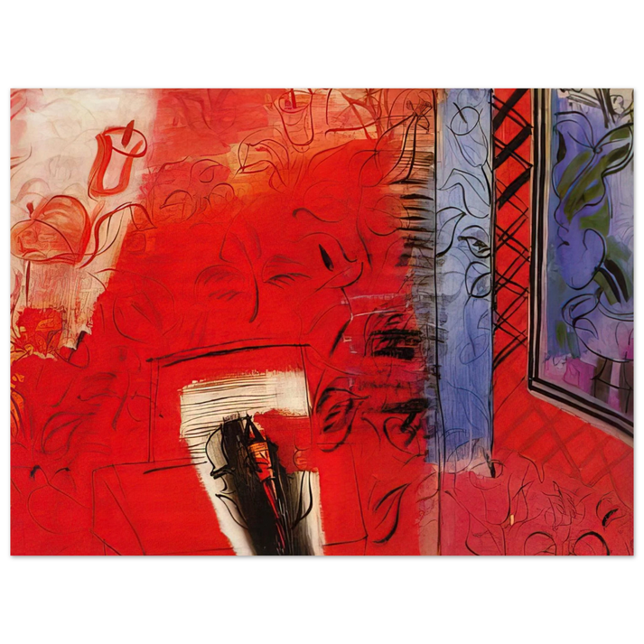 Raoul Dufy - STILL LIFE WITH VIOLIN HOMMAGE TO BACH 1952  75x100 cm / 30x40inches Fine Art Poster