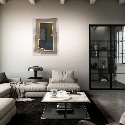Peinture Madi - 1946 - Carmelo Arden Quin Brushed Aluminum Print - 70x100 cm / 28x40 inches | Carmelo Arden Quin Aluminum Print | Carmelo Arden Quin Prints