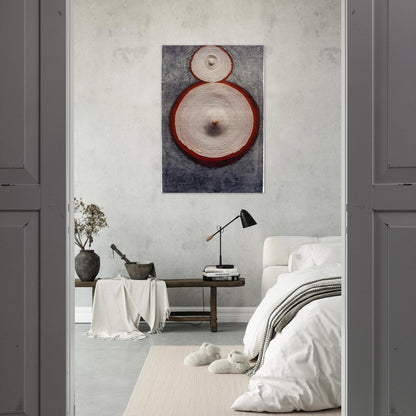 RINGAROUND AROSIE 1965 - Eva Hesse Brushed Aluminum Print - 70x100 cm / 28x40 inches | Eva Hesse Aluminum Print | Eva Hesse Prints