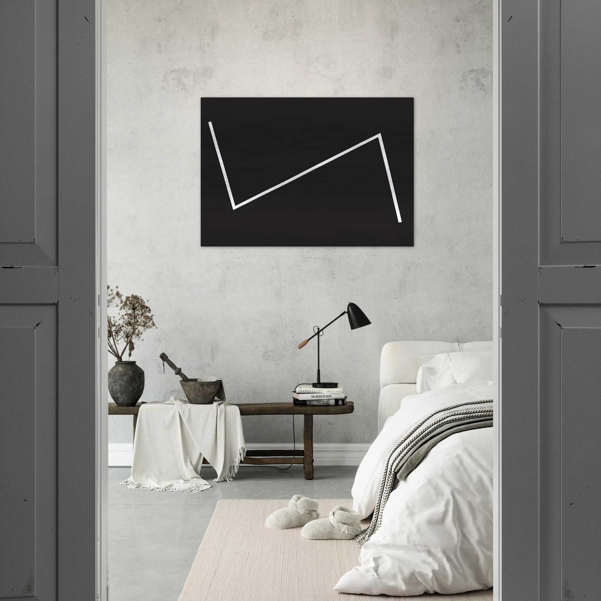 Yesterday - 1987 - Carmen Herrera Brushed Aluminum Print - 70x100 cm / 28x40 inches | Carmen Herrera Aluminum Print | Carmen Herrera Prints