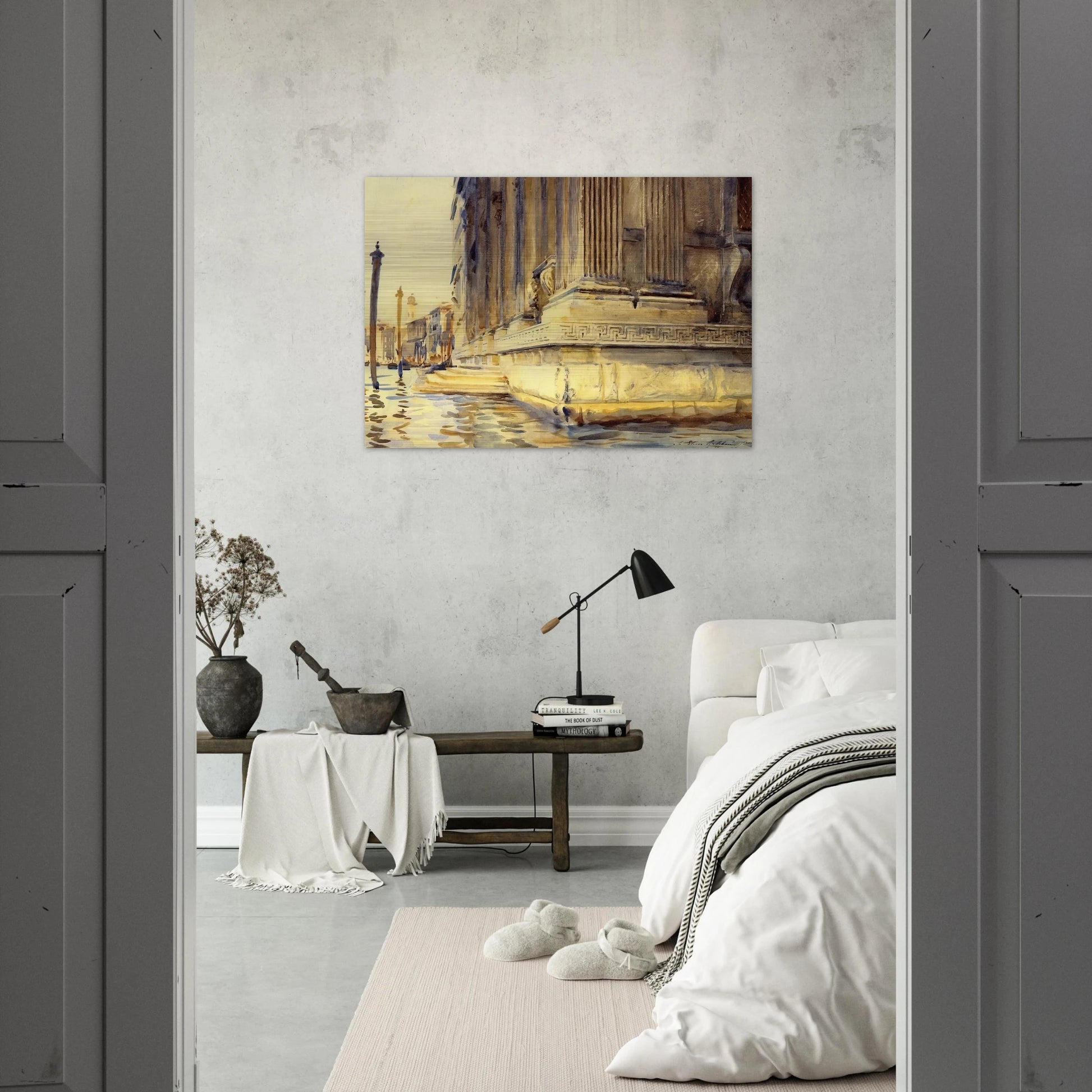 Palazzo Grimani - John Singer Sargent Brushed Aluminum Print - 70x100 cm / 28x40 inches | John Singer Sargent Aluminum Print | John Singer Sargent Prints