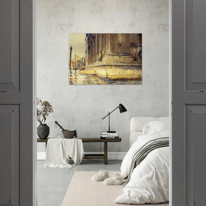 Palazzo Grimani - John Singer Sargent Brushed Aluminum Print - 70x100 cm / 28x40 inches | John Singer Sargent Aluminum Print | John Singer Sargent Prints