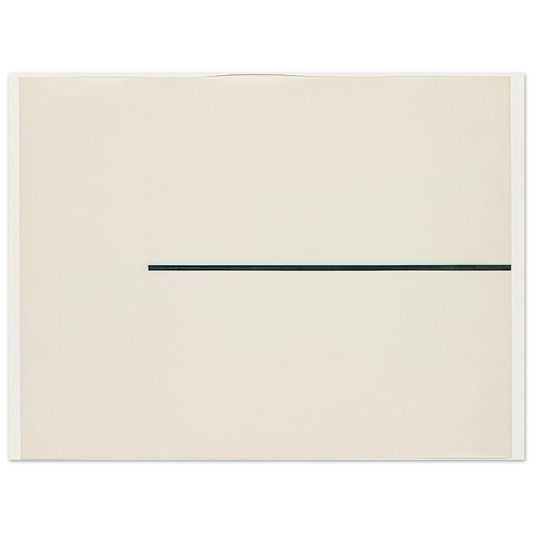 Ellsworth Kelly - Horizontal Line  75x100 cm / 30x40inches Fine Art Poster