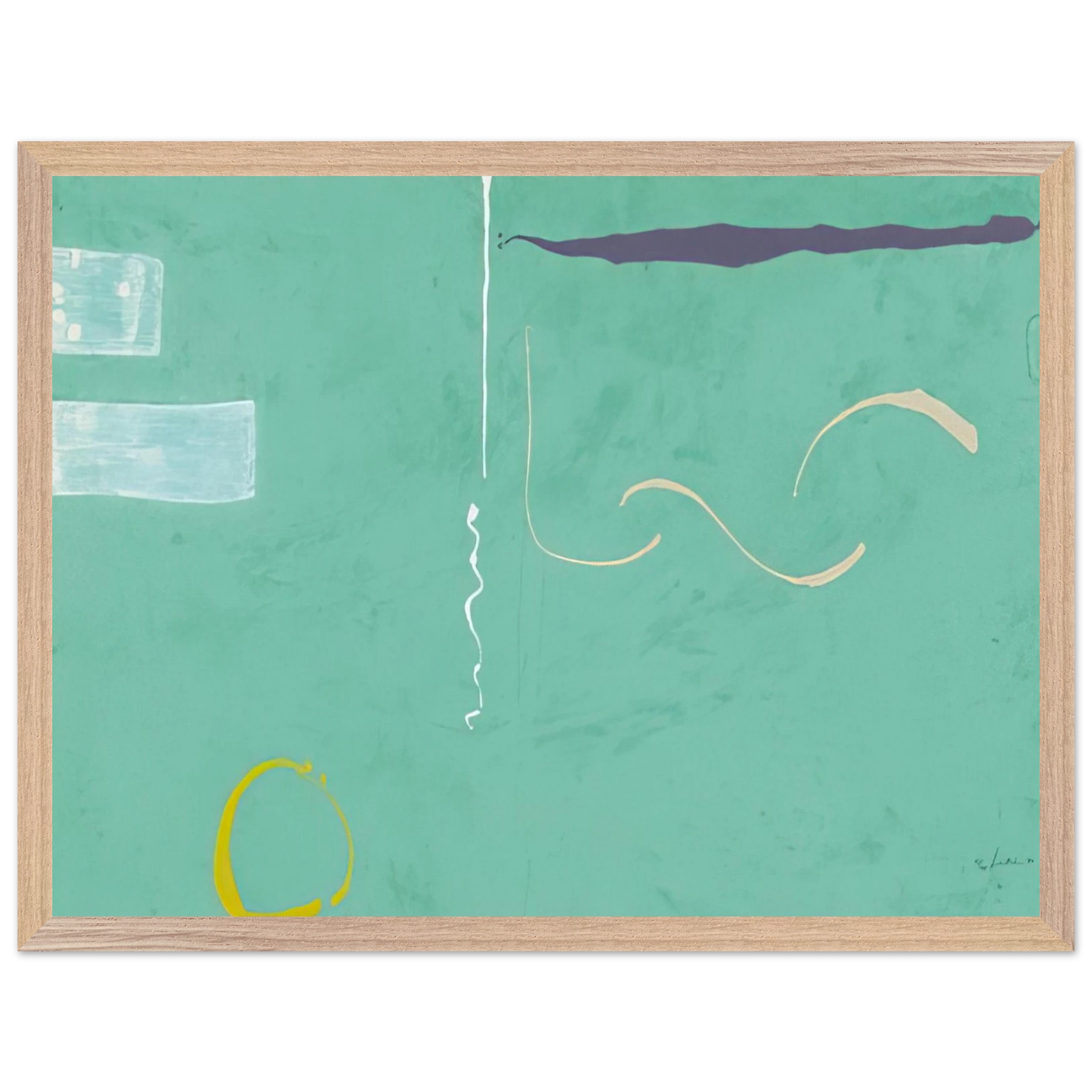 Helen Frankenthaler - Tahiti - 1989 Wall art - 70x100 cm / 28x40 inches - Fine Art Poster-canvas - -