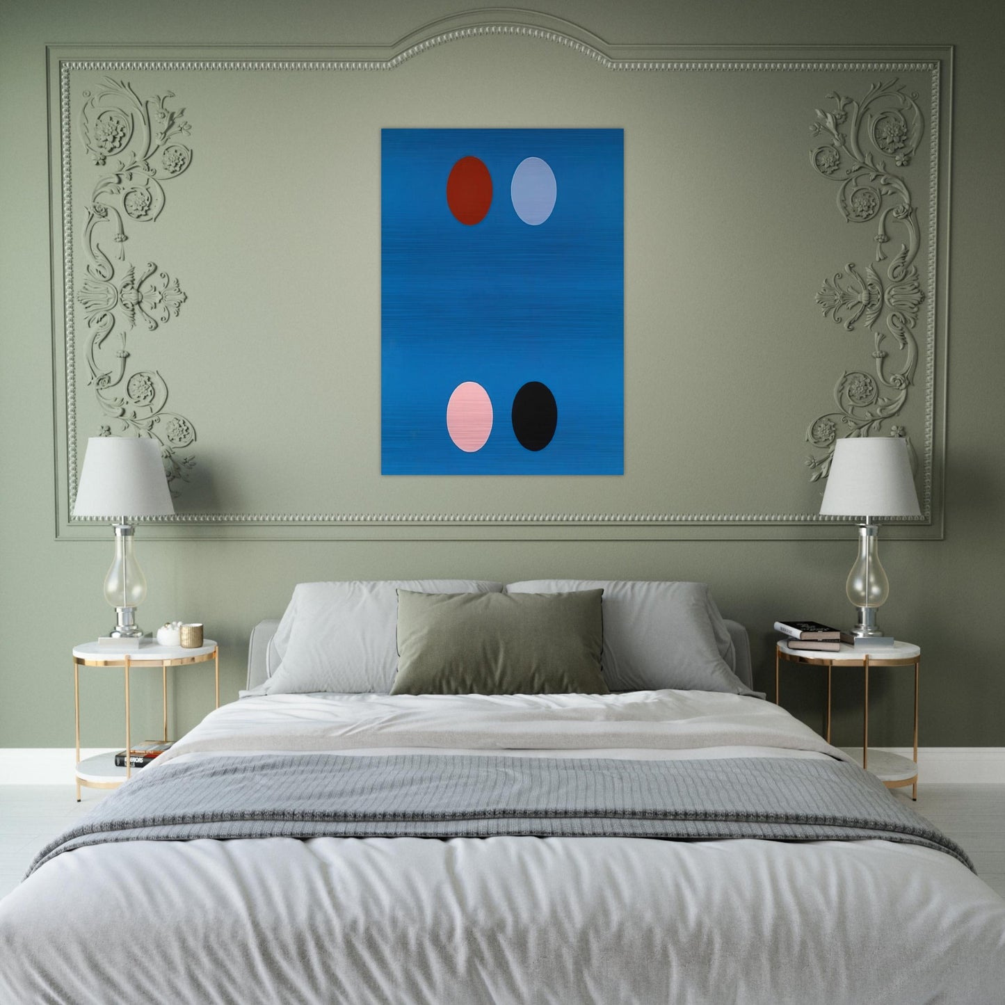 France Blue - 1965 - Thomas Downing Brushed Aluminum Print - 70x100 cm / 28x40 inches | Thomas Downing Aluminum Print | Thomas Downing Prints