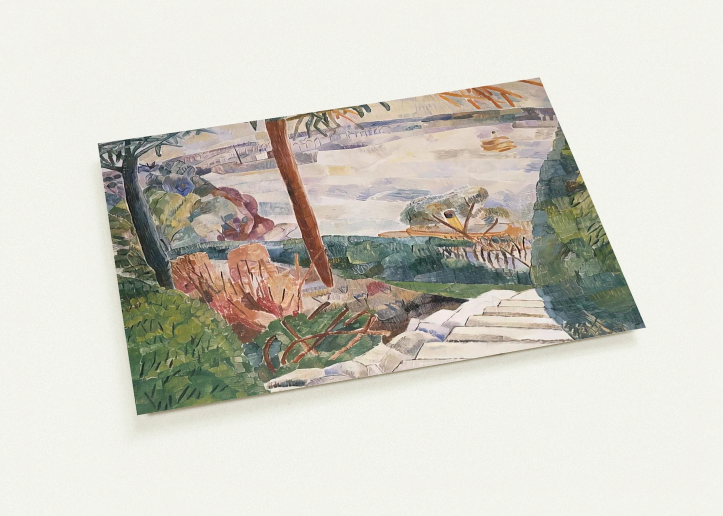 Harbour from Kirribilli - 1937 By Grace Cossington Smith Pack of 10 Post Cards | Grace Cossington Smith Post Cards | A6 (10.5 x 14.8 cm) - 4.1 x 5.8 inches
