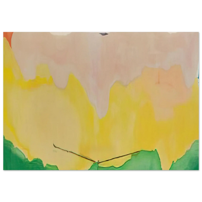 Helen Frankenthaler - Boulevard - 1973 Wall art - 15x20 cm / 6x8 Inches - Premium Wooden Framed Poster With Fine Art Paper - Black frame