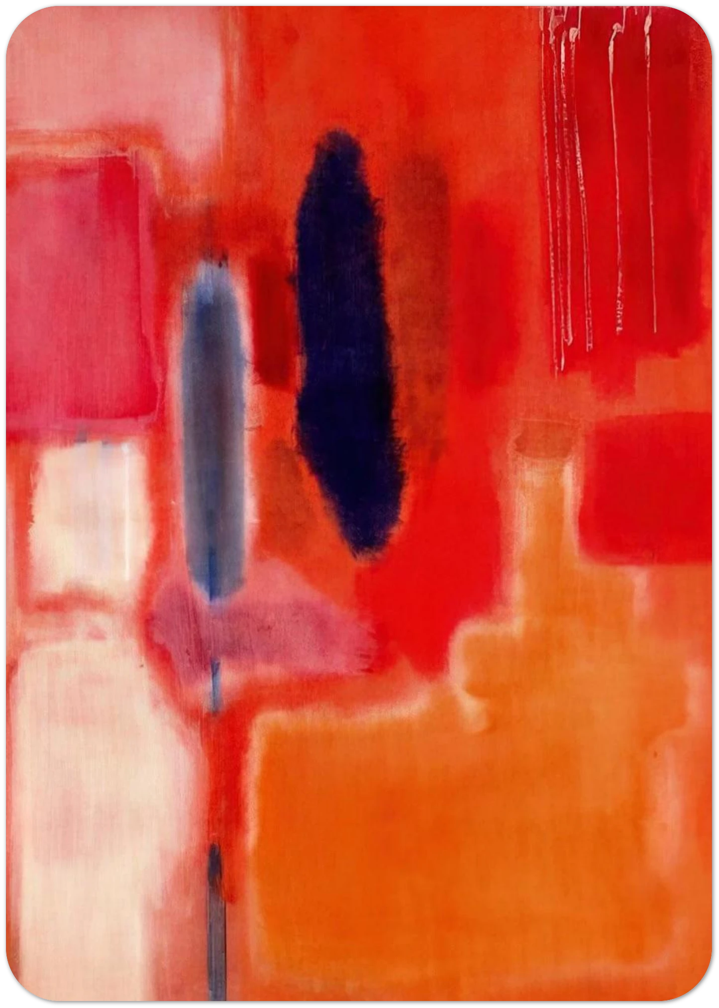 No. 9 - 1948 By Mark Rothko Pack of 10 Post Cards | Mark Rothko Post Cards | A6 (10.5 x 14.8 cm) - 4.1 x 5.8 inches
